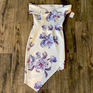 New with tags Charlotte Russe purple and white floral dress